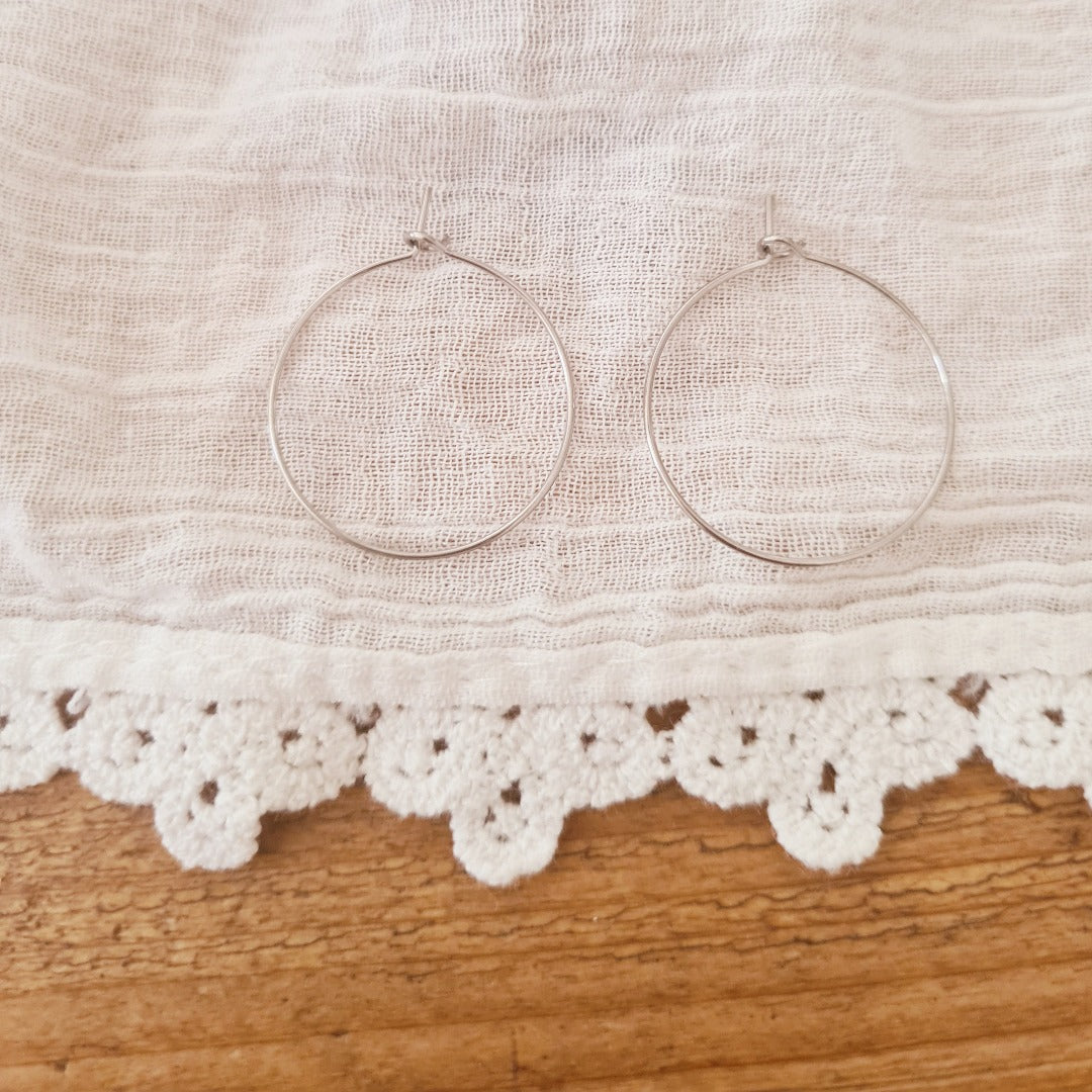 Basisoorbel zilveren ring