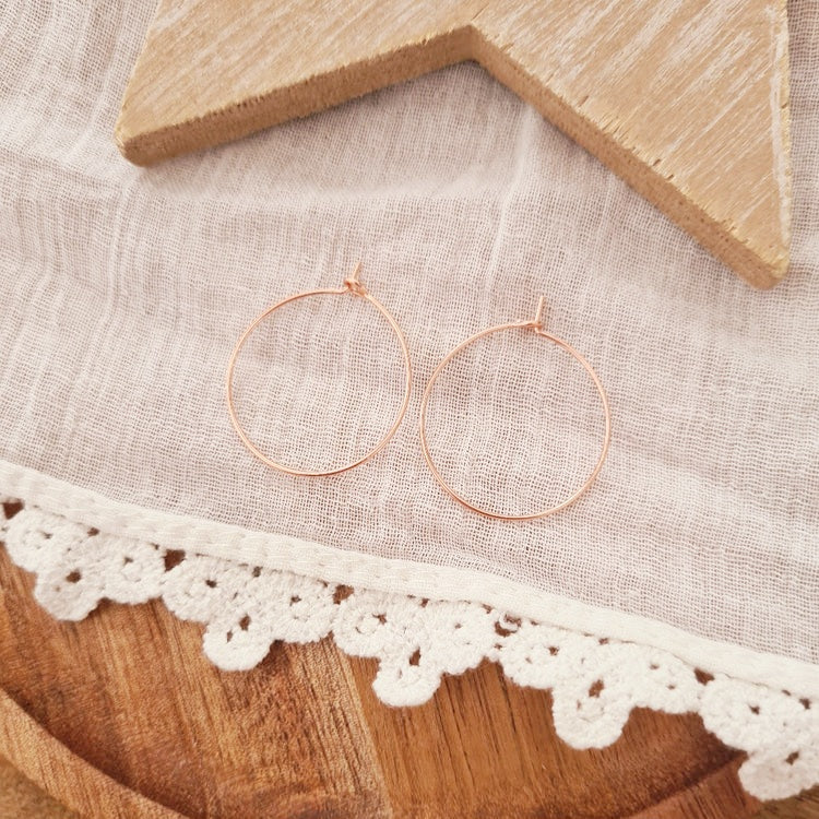 Basisoorbel roségouden ring