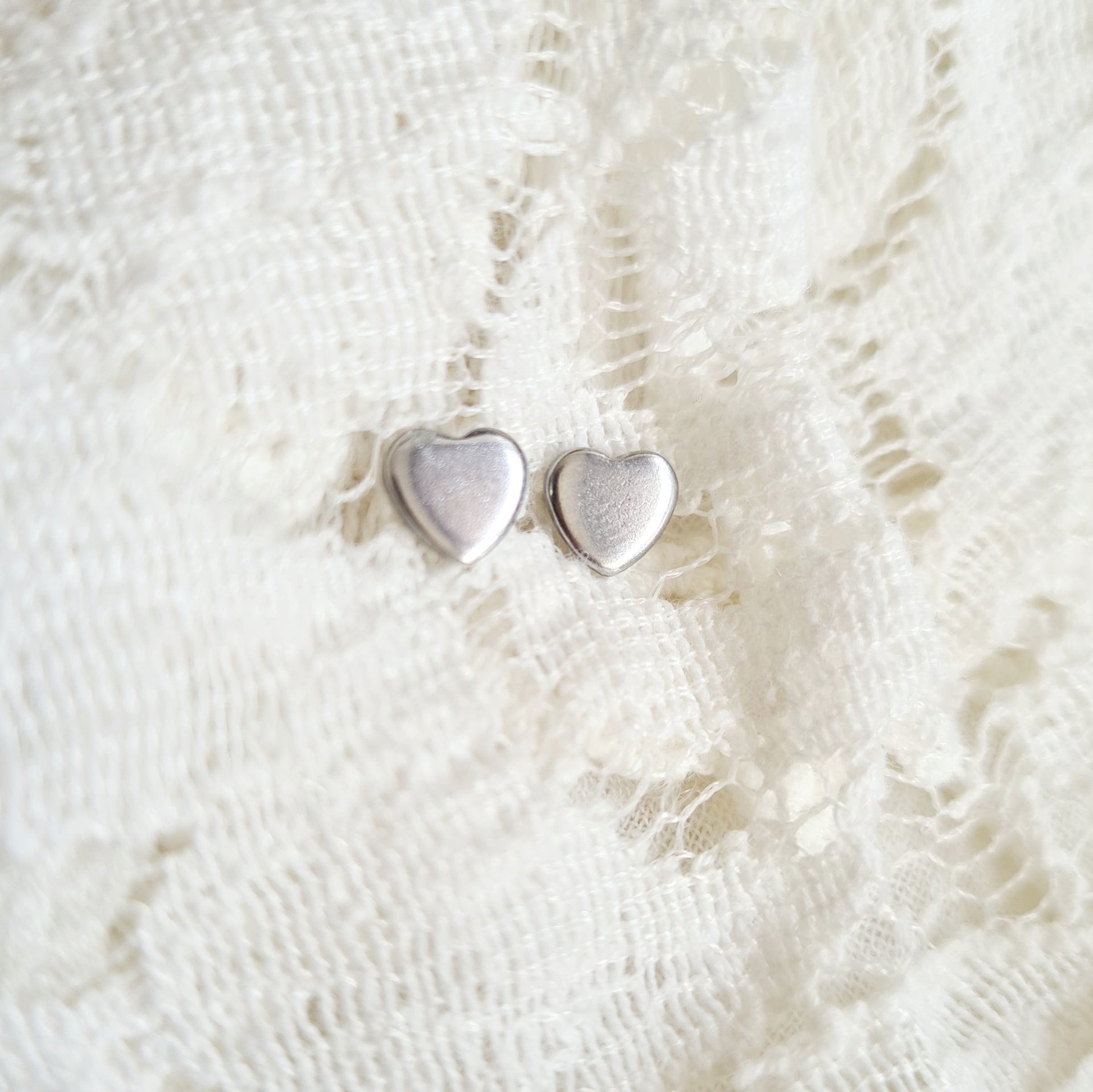 kleine hartjes stekertjes in zilver