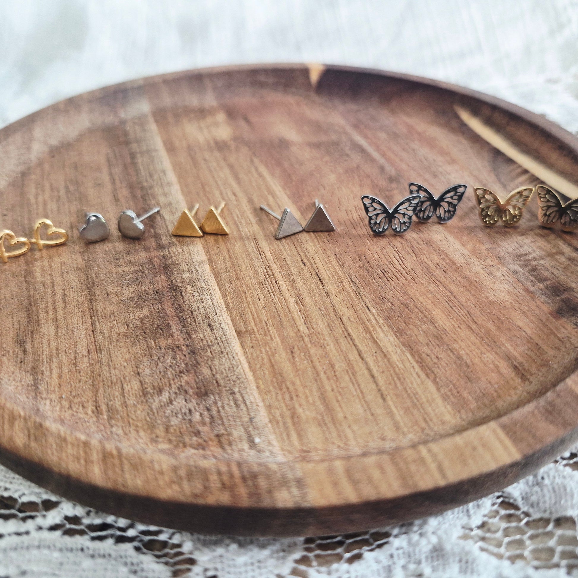 Pakket stekertjes en leopard print sleutelhanger/tassenhanger