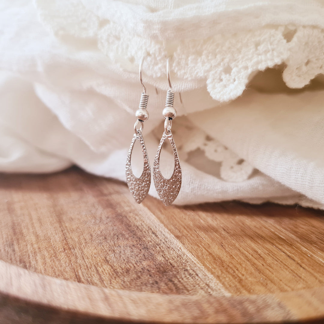 zilveren hangertjes met haaksluiting 3,5cm