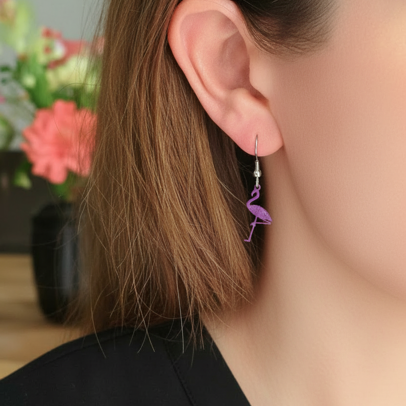 Flamingo minder rood strakke kaak