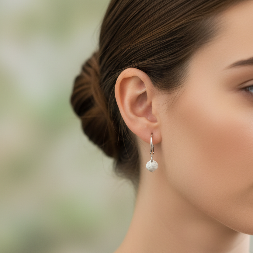 Zilveren hartjes - kleiner hangertje minder truttig